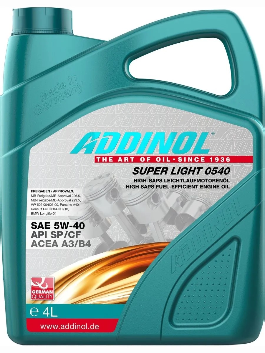 5W-40 Super Light 0540 A3/B4