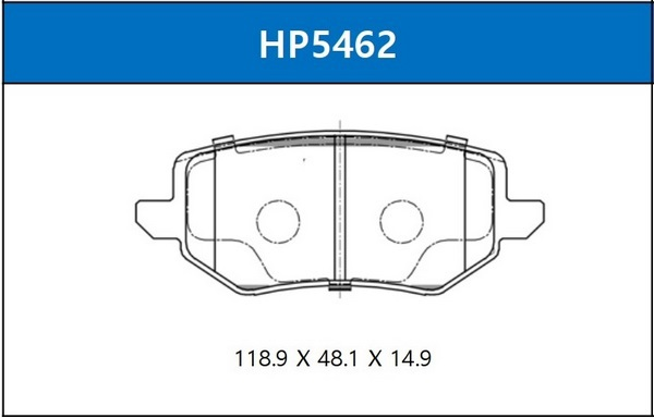 Колодки тормозные дисковые задние, комплект TANK 300 21-