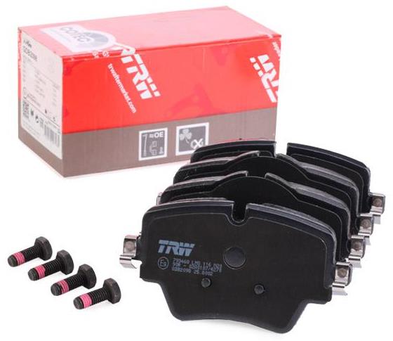 Колодки тормозные дисковые передние, комплект